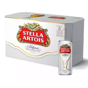 Cerveja Stella Artois Lata 310 ml com 8 unidades
