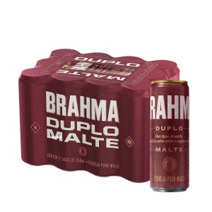 Cerveja Brahma Duplo Malte Lata 350ML 12X1