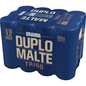 Cerveja Brahma Duplo Malte Lata 350ML 12X1