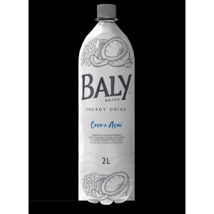 Energético Baly Melância 2 Litros com  6 unidades