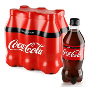 Refrigerante Coca Cola Zero 600ml Pack 6x1