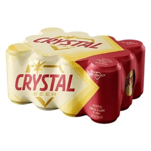 Cerveja Crystal Beer Lata 269 ml com 12 unidades